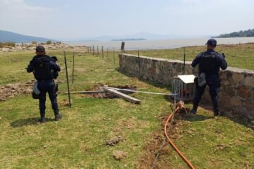 Desactivan otra toma para el huachicoleo de agua en lago de Pátzcuaro Desactivan otra toma para el huachicoleo de agua en lago de Pátzcuaro