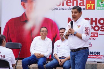 En Uruapan el voto es por Morena: Nacho Campos