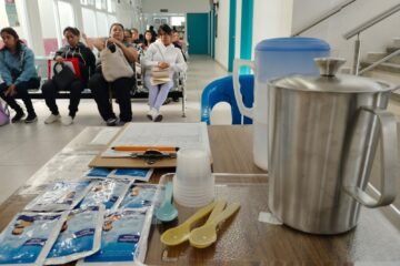 En Uruapan, SSM tiene módulo de hidratación para atender afectaciones por calor