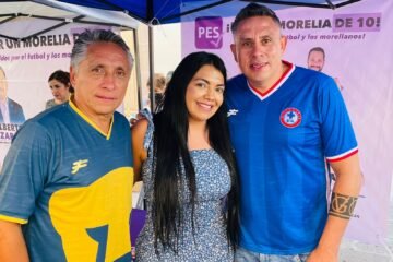 Candidatos del PES celebran Día del Niño con firma de autógrafos con ex futbolistas