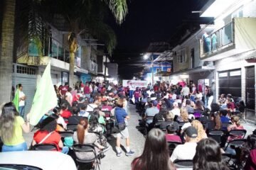Barrio de San Juan Quemado se vuelca en apoyo a Nacho Campos