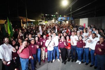En la colonia 12 de Diciembre también van con Nacho Campos