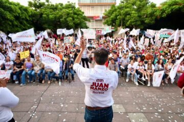 Juan Manzo en cierre de campaña, el pueblo ya decidió, la transformación tendrá triunfo histórico