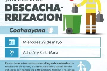 ¿Vives en Coahuayana? Deshazte de los cacharros; SSM y Ayuntamiento pasarán por ellos