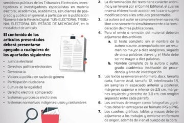 TEEMICH te invita a participar en la revista «IUS-ELECTORAL TRIBUNAL ELECTORAL DEL ESTADO DE MICHOACÁN»