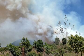 Controlan incendio, en Nuevo Parangaricutiro