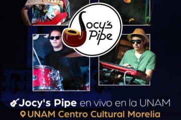 Banda de rock Jocy’s Pipe llega al UNAM Centro Cultural Morelia