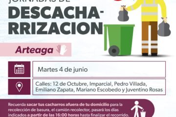 Para prevenir el dengue, SSM recolectará cacharros en Arteaga