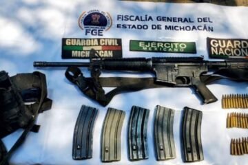 Durante mayo aseguró SSP 45 armas de fuego y 29 artefactos explosivos
