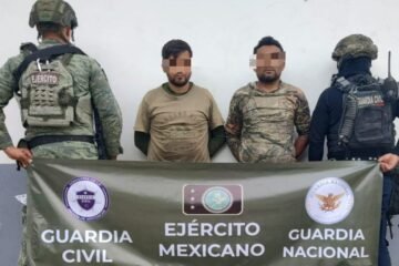 Guardia Civil y Ejército detienen a 2 colombianos con 3 fusiles en Buenavista