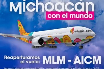 Regresa el vuelo del AICM de Aeroméxico a Morelia
