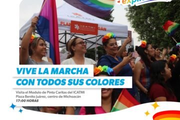 ¿Quieres autoemplearte? Conoce los cursos que ofrece el Icatmi en la marcha del orgullo LGBTTTIQ+