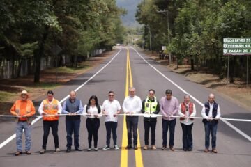 naugura Bedolla rehabilitación carretera Uruapan-Peribán