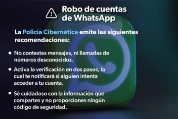 Alerta SSP sobre robo de cuentas de WhatsApp