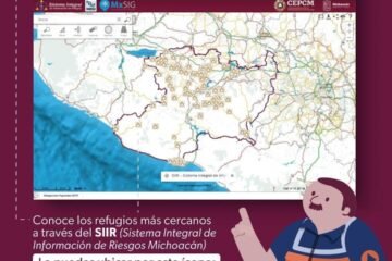 Listos 337 albergues para temporada de lluvias en Michoacán: PC