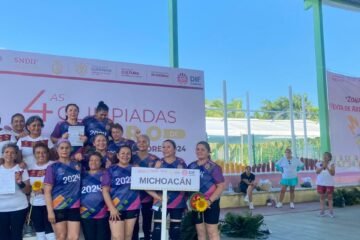Michoacán gana 4 oros y una plata en Olimpiadas de Personas Adultas Mayores