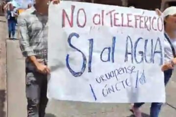 Nueva protesta contra la opacidad del teleférico