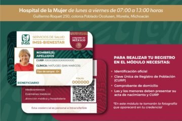 Tramita tu credencial del IMSS Bienestar en el Hospital de la Mujer