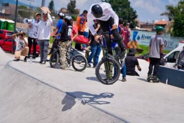 Skatepark del bajopuente Paso Morelos, un espacio innovador para las juventudes