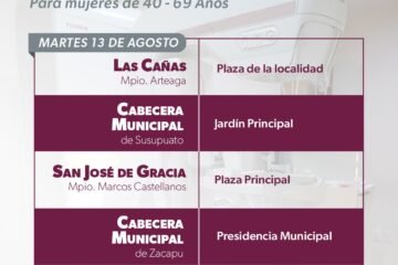 SSM llevará mastografías en unidades móviles a 9 municipios de Michoacán