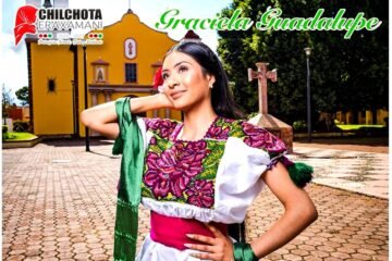 Karla Jazmín, reina de las fiestas patrias de Chilchota