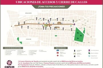 Estos son los accesos al Centro de Morelia por el desfile de la Revolución Mexicana: SSP