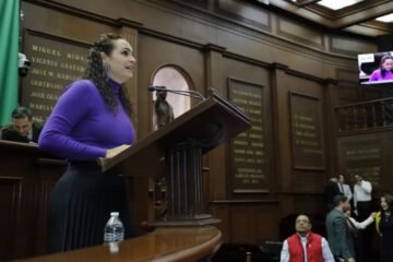 Sandra Arreola propone reforma a la Ley Orgánica de la Fiscalía de Michoacán para priorizar justicia con perspectiva de género