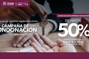 Anuncia IVEM condonación del 50 % de intereses moratorios a propietarios de lotes