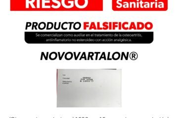 Alerta sobre falsificación del producto Novovartalon: SSM