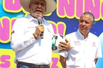 Michoacán celebra el Día del Niño y la Niña con 28 nuevas canchas deportivas