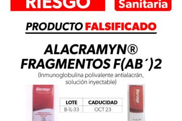 Alerta SSM sobre medicamento falsificado contra picadura de alacrán