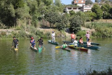 Las aguas de Urandén resplandecen con su primera regata nacional