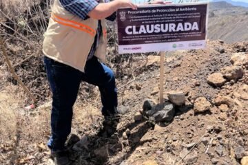 Proam clausura actividades en banco de materiales pétreos en San Bernabé