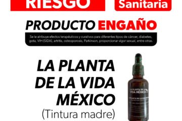 Alerta SSM comercialización ilegal del producto “La planta de la vida México”