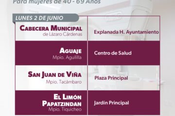 Unidades móviles de la SSM realizarán mastografías gratuitas en 7 municipios