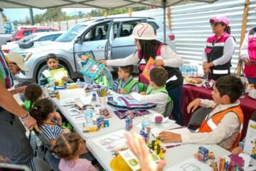 Supervisa Gladyz Butanda estación 1 del teleférico de Morelia con mini arquitectos e ingenieros