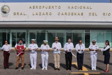 Grupo Aeroportuario de la Cdmx toma el control de la terminal en LC en septiembre: Bedolla