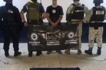 En Operación Apatzingán, detenido hombre con más de un kilo de metanfetamina: SSP En Operación Apatzingán, detenido hombre con más de un kilo de metanfetamina: SSP