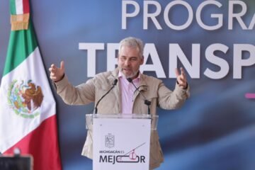 En octubre inicia renovación de unidades del transporte público de Uruapan: Bedolla