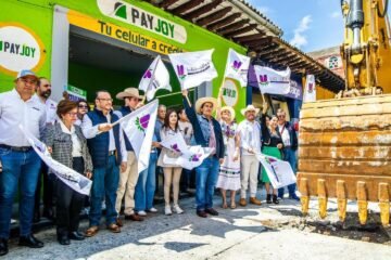 Carlos Manzo arranca importante obra en el corazón de Uruapan