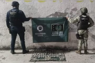 Asegurados 109 envoltorios de marihuana en Operación Apatzingán: SSP