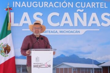 Inaugura Bedolla cuartel de la Guardia Civil en Arteaga; dará más seguridad a la autopista Siglo XXI