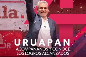 Presentará Bedolla informe regional en Uruapan; destacará inversión por 6 mil mdp