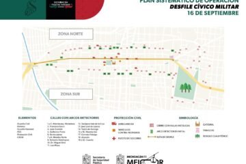 Conoce los 20 accesos con arcos detectores que habrá para el desfile del 16 de septiembre en Morelia