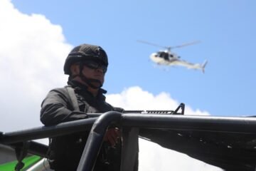 Más de 150 elementos de fuerzas estatales y federales resguardan Uruapan: SSP