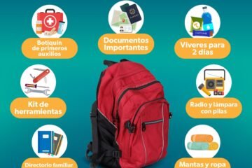 Participa en el Simulacro Nacional, prepara tu mochila de emergencia: SSM