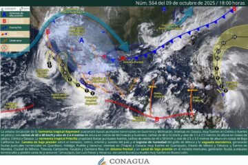 Por tormenta “Raymond”, Conagua mantiene monitoreo en 7 municipios michoacanos