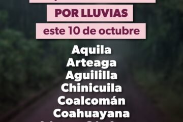 Suspensión de clases en 7 municipios de la Sierra-Costa por lluvias: Gabriela Molina