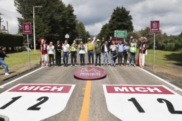 Hoy, el gobernador Alfredo Ramírez Bedolla inauguró la rehabilitación de 23 km de carretera que conecta a las comunidades