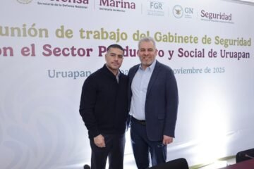 Reconoce Bedolla coordinación y avances en detención de implicado en homicidio de Carlos Manzo